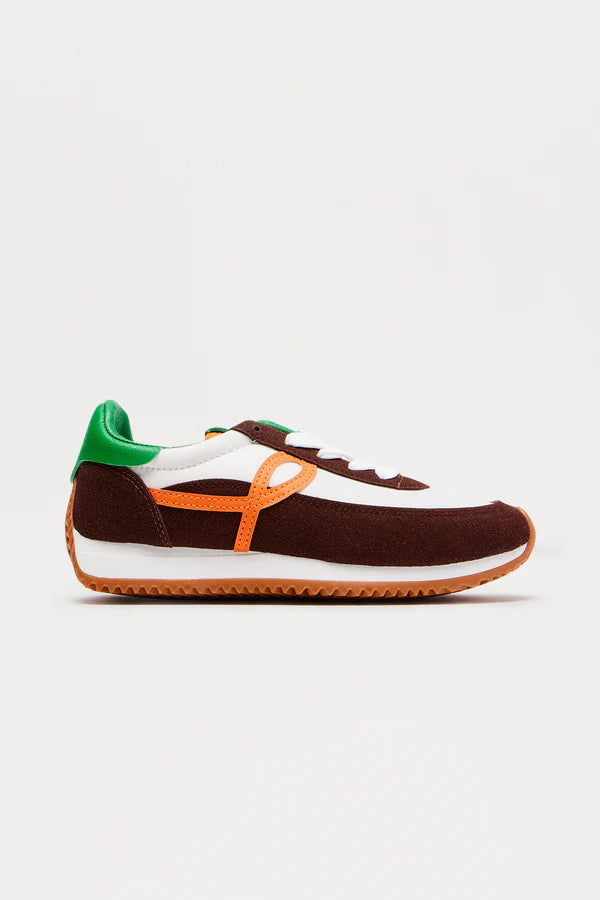 Earthtone Elevate Platform Sneakers – Brown Combo