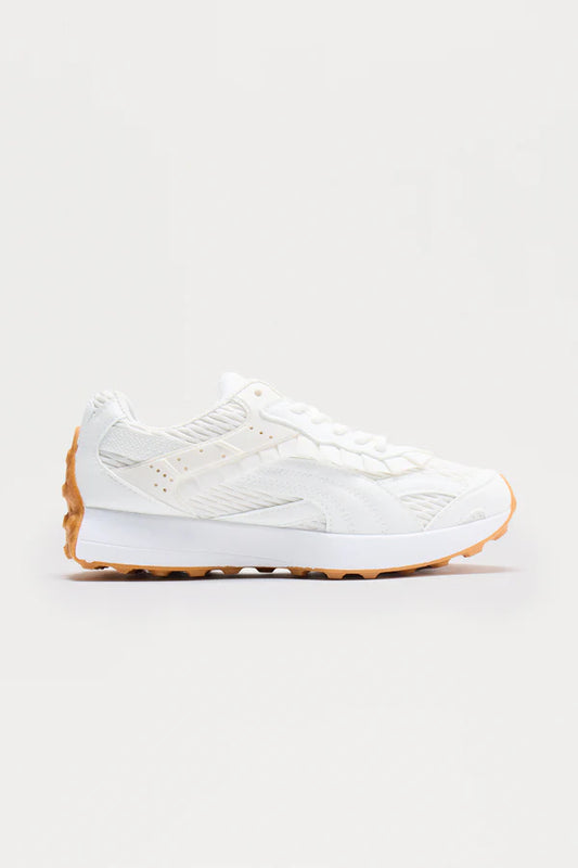 Cascade Ruffle Sneakers – White